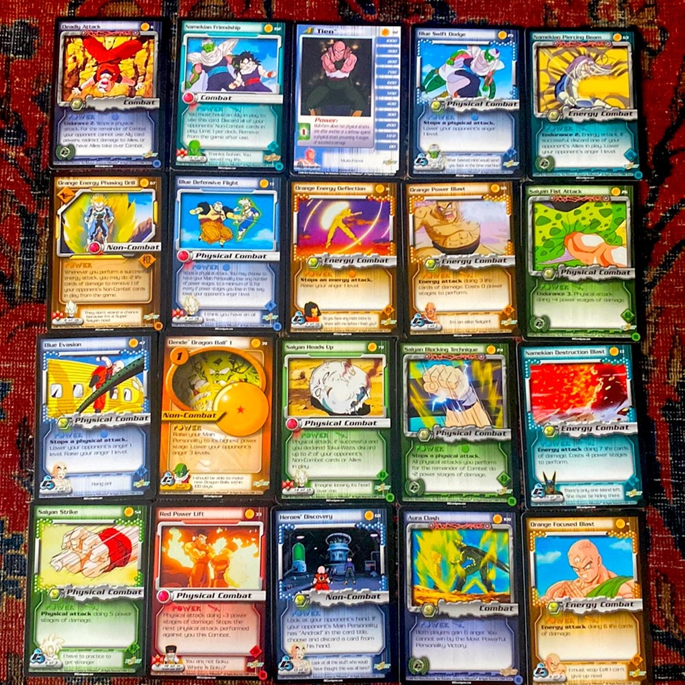 Vintage Dragon Ball Z playing cards C